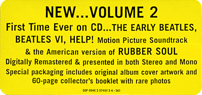 Bネット：THE BEATLES THE CAPITOL ALBUMS VOL.2